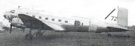 79002 på Le Bourget 1965. Foto från boken "The Douglas DC-3 and its predecessors" av J M G Gradidge.