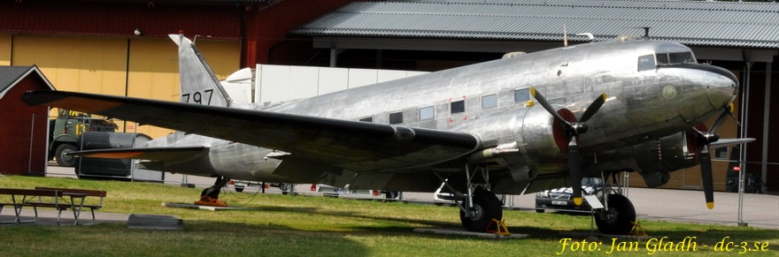 797 vid Flygvapenmuseum den 18 augusti 2017. Foto &copy; Jan Gladh - dc-3.se